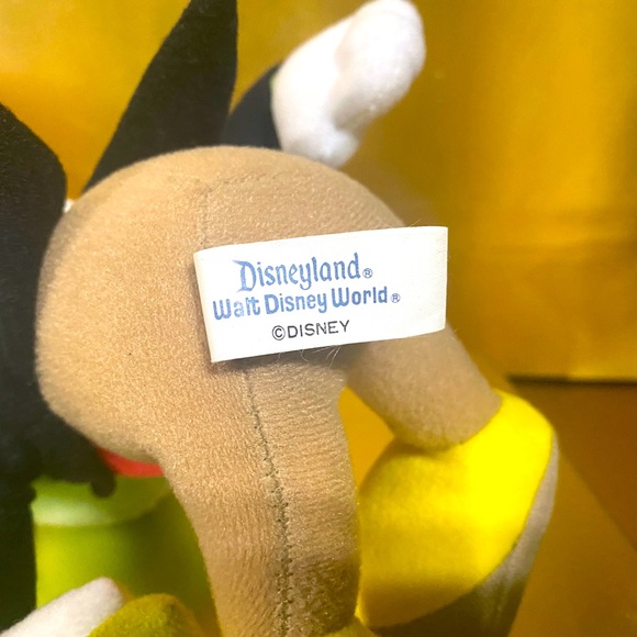 WALT DISNEY DISNEYLAND DISNEY WORLD 80’s PINOCCHIO JIMINY CRICKET PLUSH w/TAGS - Picture 16 of 16